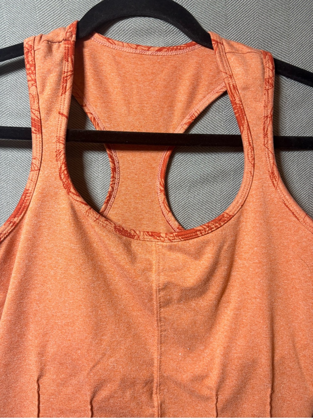 Source Unknown Peach-Orange Racerback Tank - Picture 3 of 6